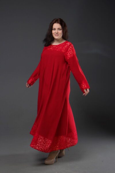 Нарядное платье для полных  Афина  000-340 - Victorya-Shop.com