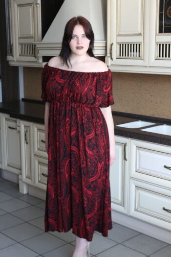 Платье большого размера Кармэн 00-133512 - Victorya-Shop.com