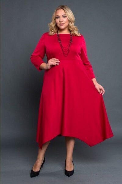 Платье Софи красный 00-791 - Victorya-Shop.com