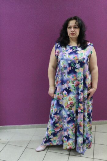 Шикарное платье большого размера Маргарита(модель  доступна в различных тонах)  00-133414 - Victorya-Shop.com